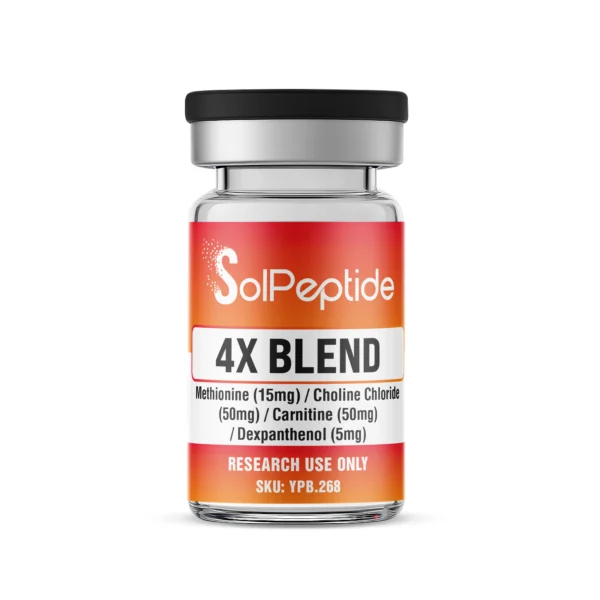 4X Blend Methionine (15mg) / Choline Chloride (50mg) / Carnitine (50mg) / Dexpanthenol (5mg)